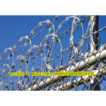 Prix ​​d&#39;usine Concetina Razor Barbed Wire Cbt 65